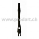 Anodised Alloy Shaft, Schwarz, 41mm