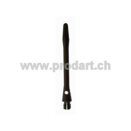 Anodised Alloy Shaft, Schwarz, 67mm