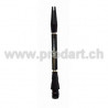 Diamond Cut Alloy Shaft  - Star, Schwarz, 48mm