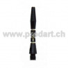 Diamond Cut Alloy Shaft - Star, Schwarz, 36mm