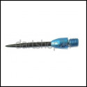 Conversion Stahl Spitze, 2BA, Alu, Blau, Round Nose