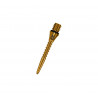 TARGET Steel-Dartspitzen Titanium Pro Grooved Gold 2BA kurz