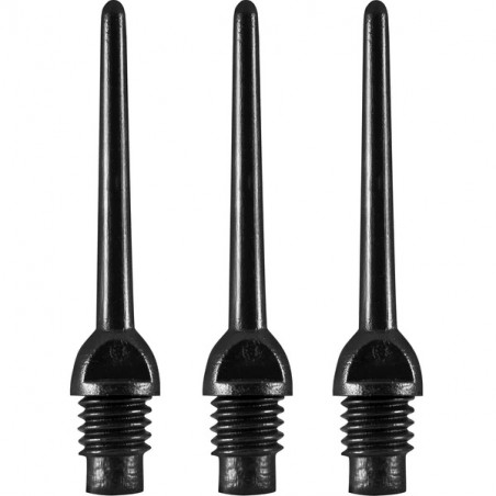 Swissdart - Keypoint 1/4" Schwarz (1000Stück)