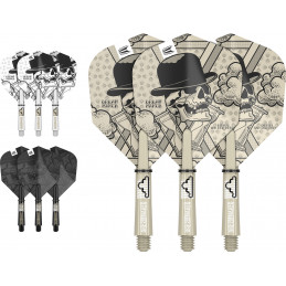 TARGET - DIMITRI VAN DEN BERGH INK FLIGHT & SHAFT KIT  (2 x 3ER-PACK)