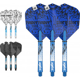 TARGET - PHIL TAYLOR INK FLIGHT & SHAFT KIT  (2 x 3ER-PACK)
