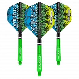 Red Dragon - Peter Wright Snakebite Flight & Shaft Combo 9 (2er-Pack)