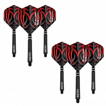 Red Dragon - Jonny Clayton Flight & Shaft Combo 2 (3er-Pack)