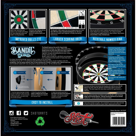 Shot - Bandit Duro Dartboard