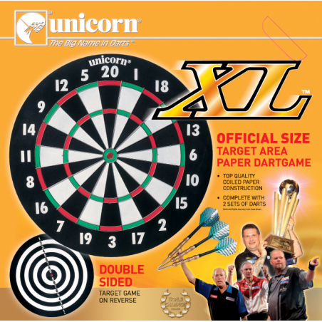 UNICORN - XL Papier Dartboard