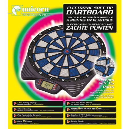 UNICORN - Soft Tip Electronic Dartboard