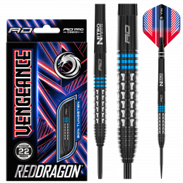 Red Dragon - Vengeance Blau - Steeldart