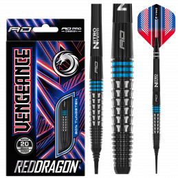 Red Dragon - Vengeance Blau - Softdart