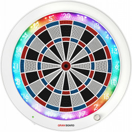 Elektronik Dartboard GRANBOARD3s Weiss (Limitierte Version)