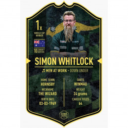 Ultimate Darts Card - Simon Whitlock
