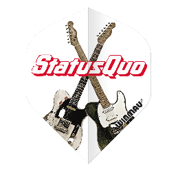 Winmau - Rock Legends Status Quo White Guitars