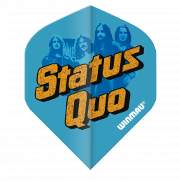 Winmau - Rock Legends Status Quo Blue Logo
