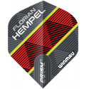 Winmau - Prism Delta Florian Hempel Grey & Red Flight