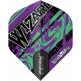 Winmau - Prism Delta Wizard Purple & Green Flight