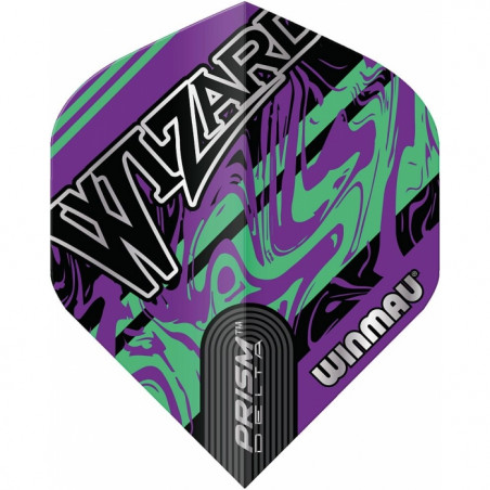 Winmau - Prism Delta Wizard Purple & Green Flight