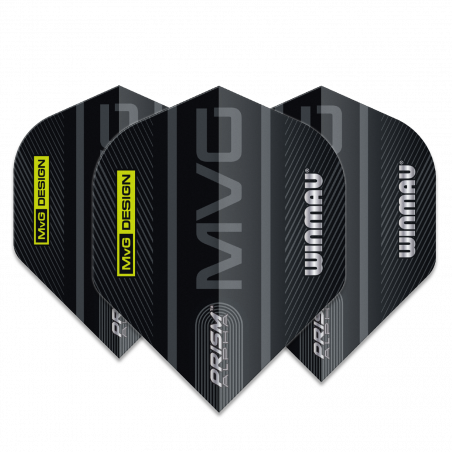 Winmau - Michael van Gerwen Logo Black & Grey