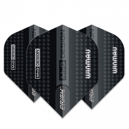 Winmau - Michael van Gerwen Logo Black & Grey 2