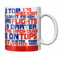 Datadart - Dart Tasse 3dl. - Word Cloud - Popular Dart Phrases