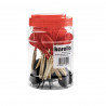 Karella - PVC 24 Stk. Rot und Schwarz - Softdart