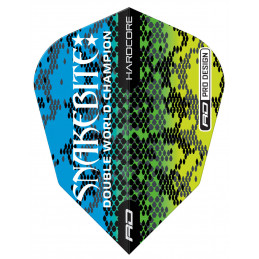 Red Dragon - Peter Wright Snakebite V-Standard Snakeskin Grün-Blau