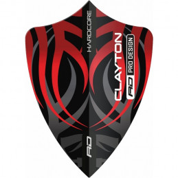 Red Dragon - Jonny Clayton Freestyle Tribal Rot & Schwarz