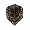 TARGET VISION BLACK FLAMING SKULL NO6 STD BAGGED