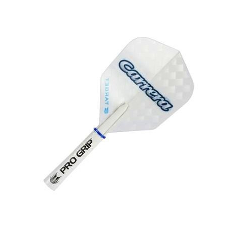 TARGET Dart Flights - Target Azzurri - Pro 100 Flights - Extra Strong - Std - Carrera - Azzurri