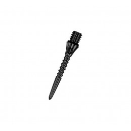 TARGET Steel-Dartspitzen Titanium Pro Grooved Black 2BA kurz