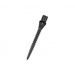 TARGET Steel-Dartspitzen Titanium Pro Grooved Black 2BA lang