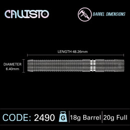 Winmau - Callisto 2490 - Softdart