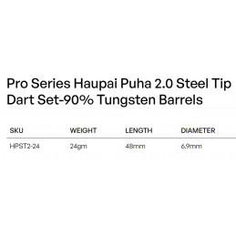 Shot - Haupai Puha 2.0- Steeldart