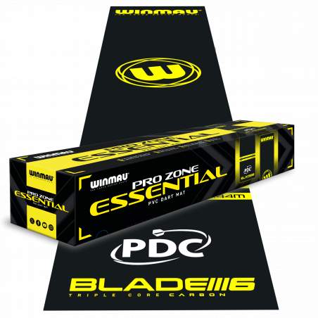 Winmau - Pro Zone Essential PVC Dart Mat (Gummimatte)