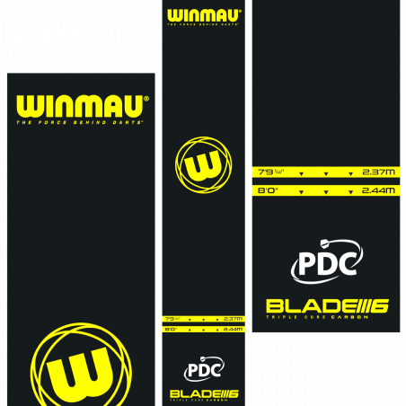 Winmau - Pro Zone Essential PVC Dart Mat (Gummimatte)