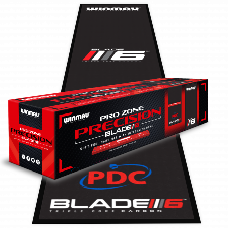 Winmau - Pro Zone Precision Blade 6 Dartmatte mit Oche
