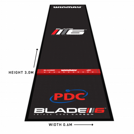 Winmau - Pro Zone Precision Blade 6 Dartmatte mit Oche