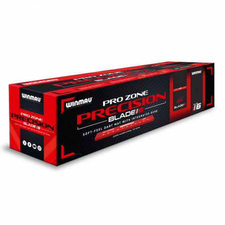 Winmau - Pro Zone Precision Blade 6 Dartmatte mit Oche