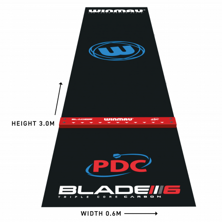 Winmau - Pro Zone Essential PVC Dart Mat (Gummimatte)