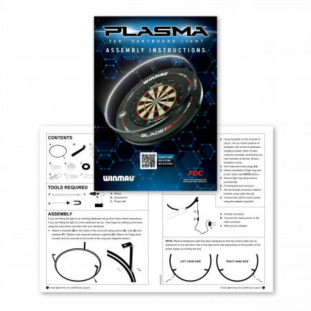 Winmau - Plasma Ice Bundle – Mit Surround
