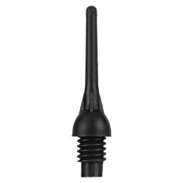 swissDART - Gummiadler Spitzen Kurz  1/4" Schwarz (1000 Stück)