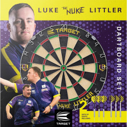 TARGET - Luke Littler Dartboard  & Darts Set