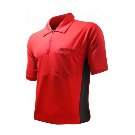 TARGET Coolplay Hybrid Dartshirt rot/schwarz XL