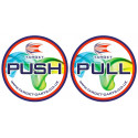 TARGET Push/Pull Stickers