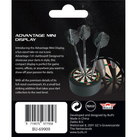 Bulls - Advantage Mini Dartboard Display