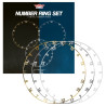 Bulls - Metall Nummerring Set 3 Stk.