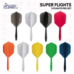swissDART - Super Flights 2BA (3 Stück per Set)