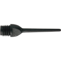 swissDART - Tufflex 2 Spitzen 1/4" Schwarz (1000 Stück)